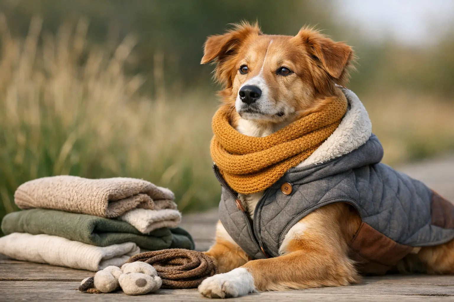 Faire Hunde Kleidung mit Haltung