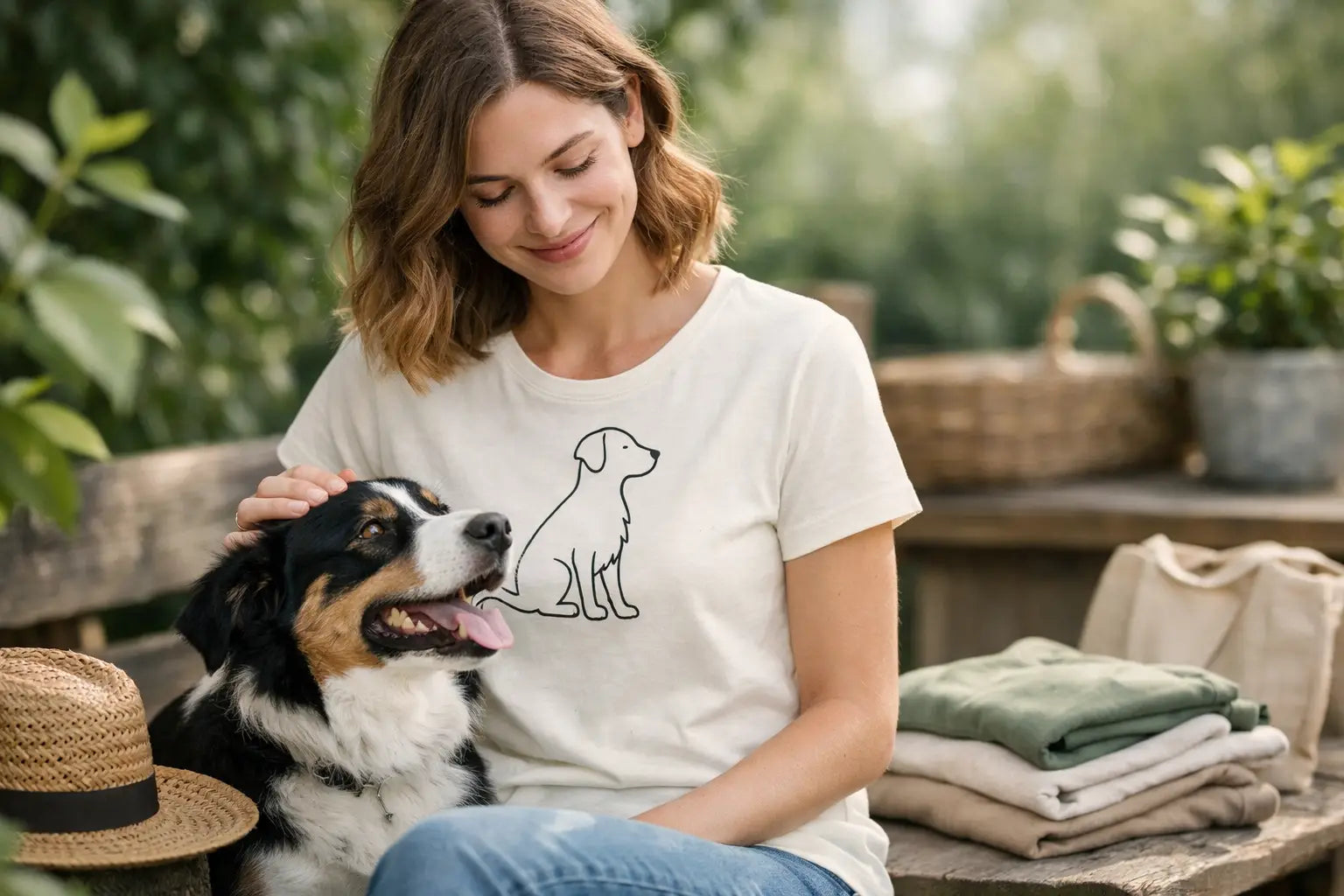 Bio Hunde T-Shirt: Stil, bequem & nachhaltig