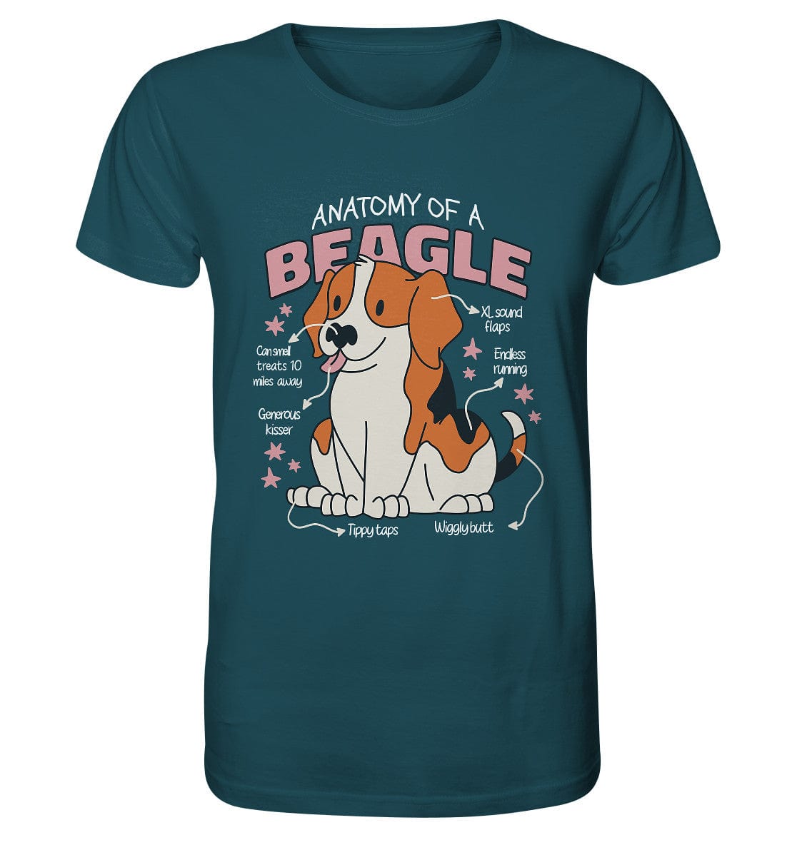 Anatomie eines Beagles - Organic Shirt Stargazer / XS