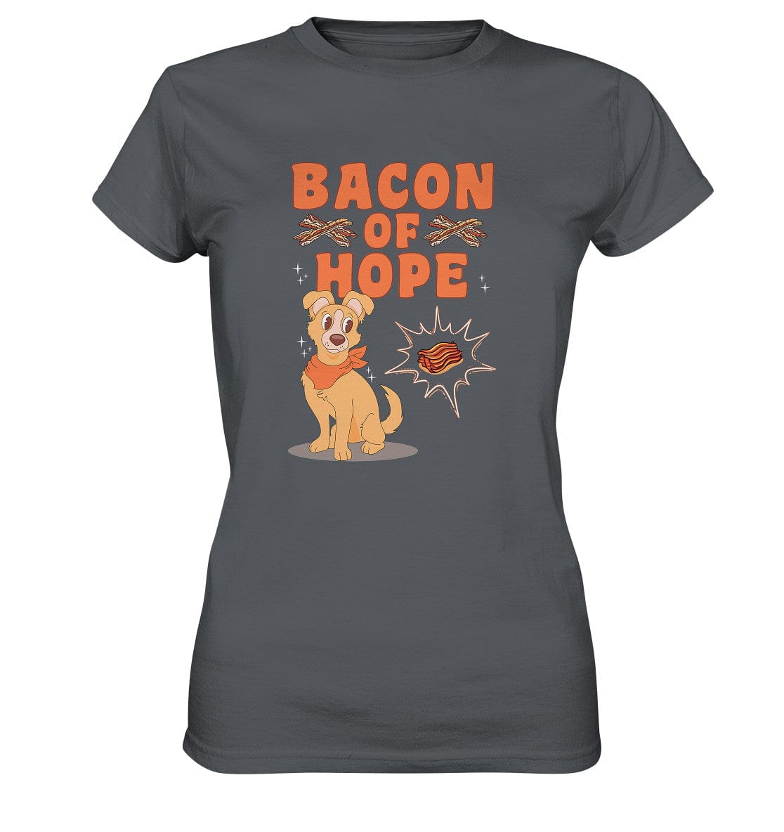 Bacon of Hope - Speck der Hoffnung - Ladies Premium Shirt Dark Grey / XS