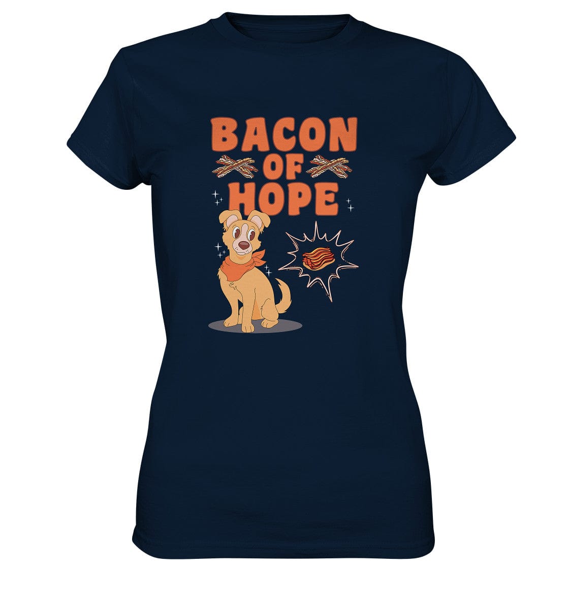 Bacon of Hope - Speck der Hoffnung - Ladies Premium Shirt Navy / XS