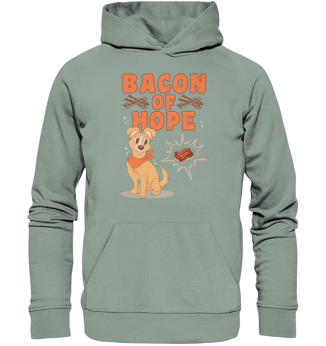 Bacon of Hope - Speck der Hoffnung - Organic Hoodie Aloe / XS
