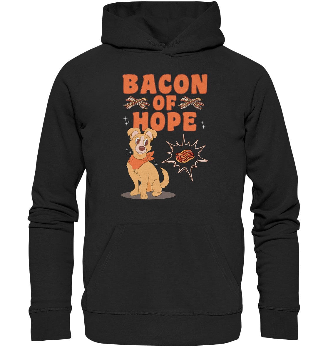 Bacon of Hope - Speck der Hoffnung - Organic Hoodie Black / XS