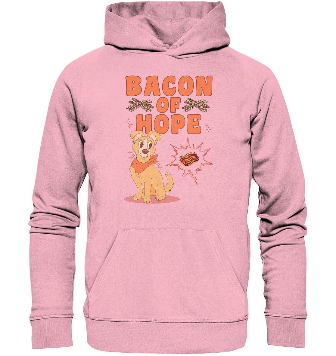 Bacon of Hope - Speck der Hoffnung - Organic Hoodie Cotton Pink / XS