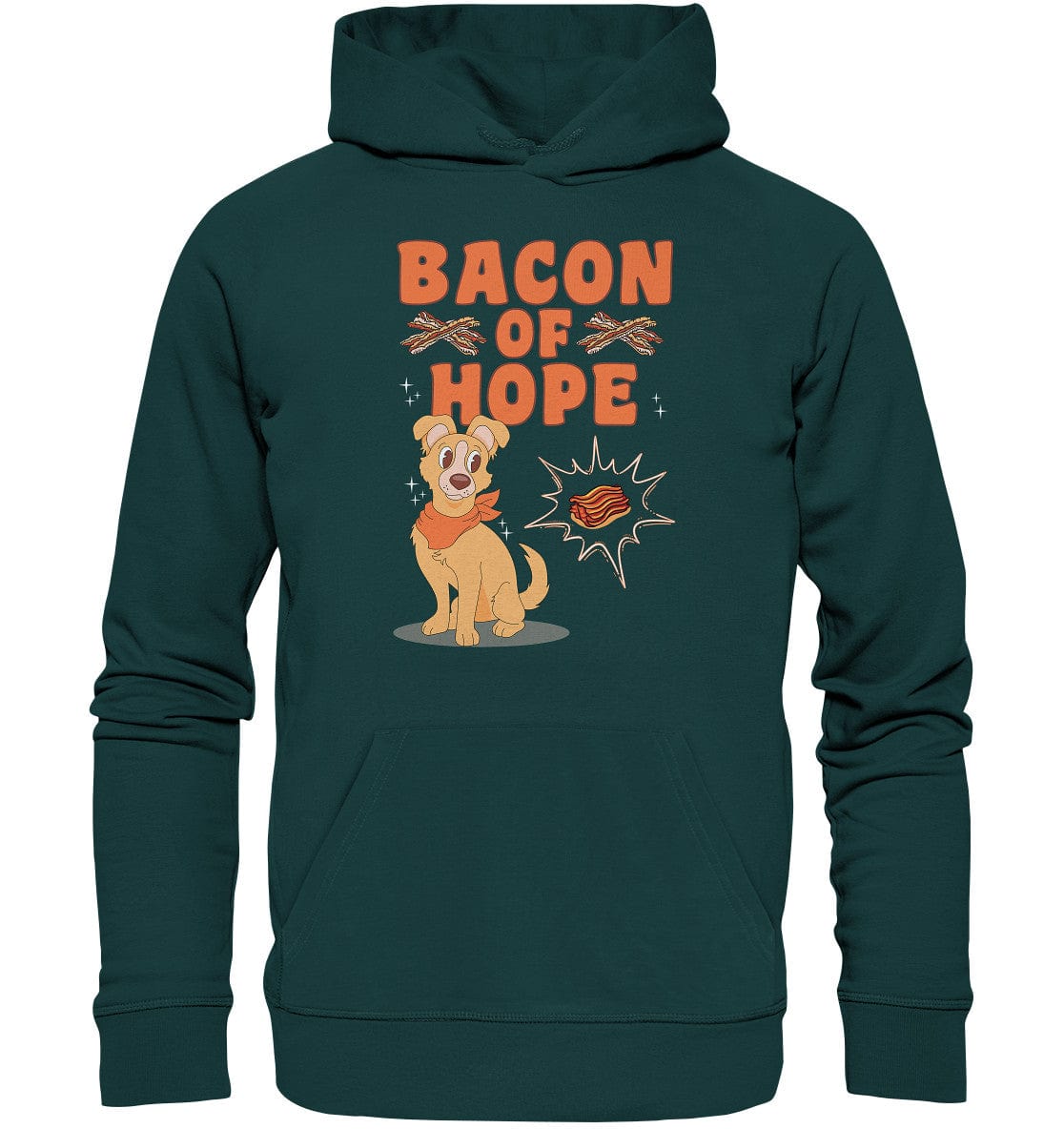 Bacon of Hope - Speck der Hoffnung - Organic Hoodie Glazed Green / XS