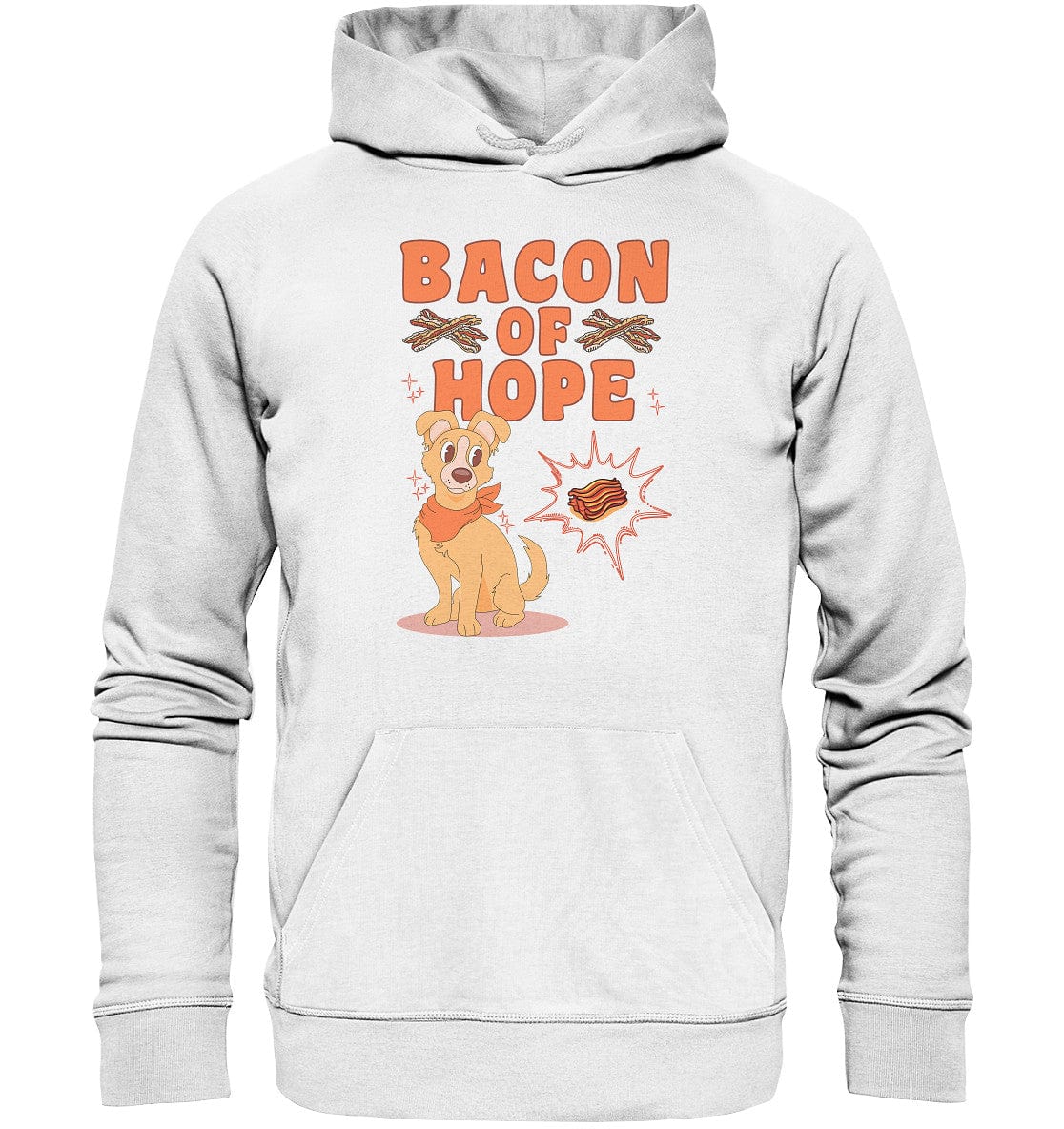 Bacon of Hope - Speck der Hoffnung - Organic Hoodie White / XS