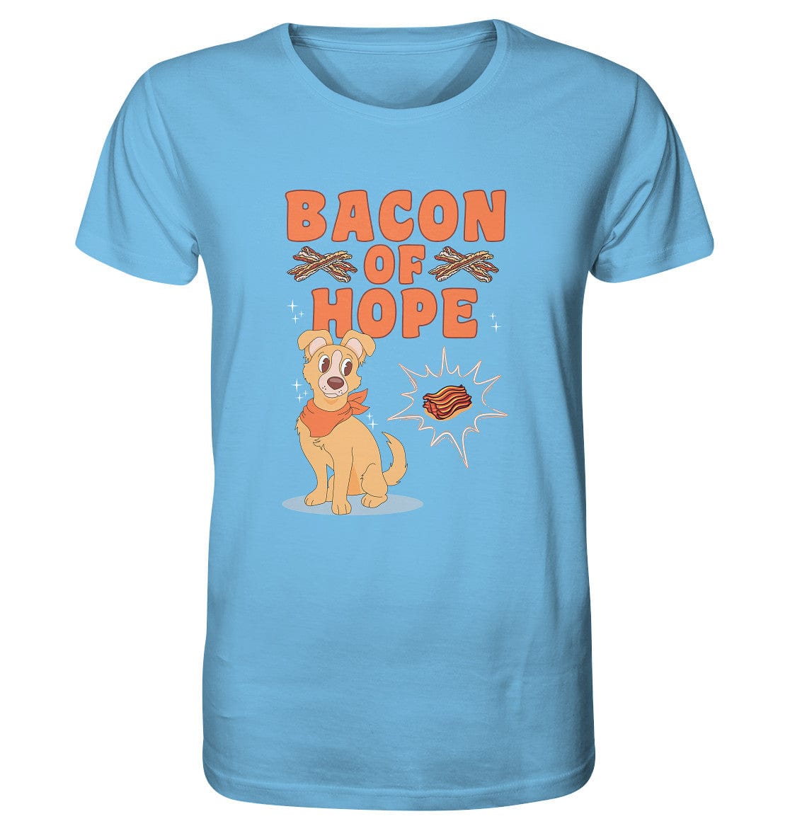 Bacon of Hope - Speck der Hoffnung - Organic Shirt Aqua Blue / XS