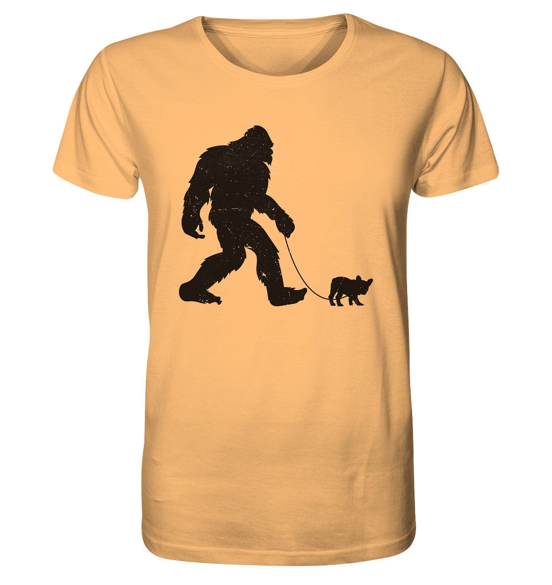 Big Foot mit Hund beim Gassi - Organic Shirt Nispero / XS