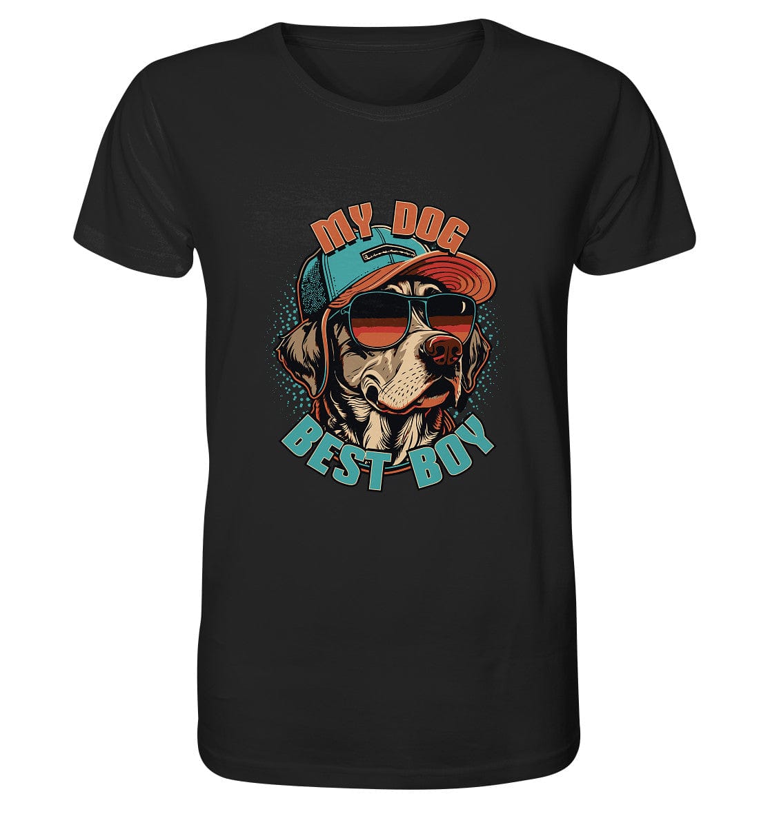 Cool Labrador Dog - My dog best boy - Organic Shirt Black / XS