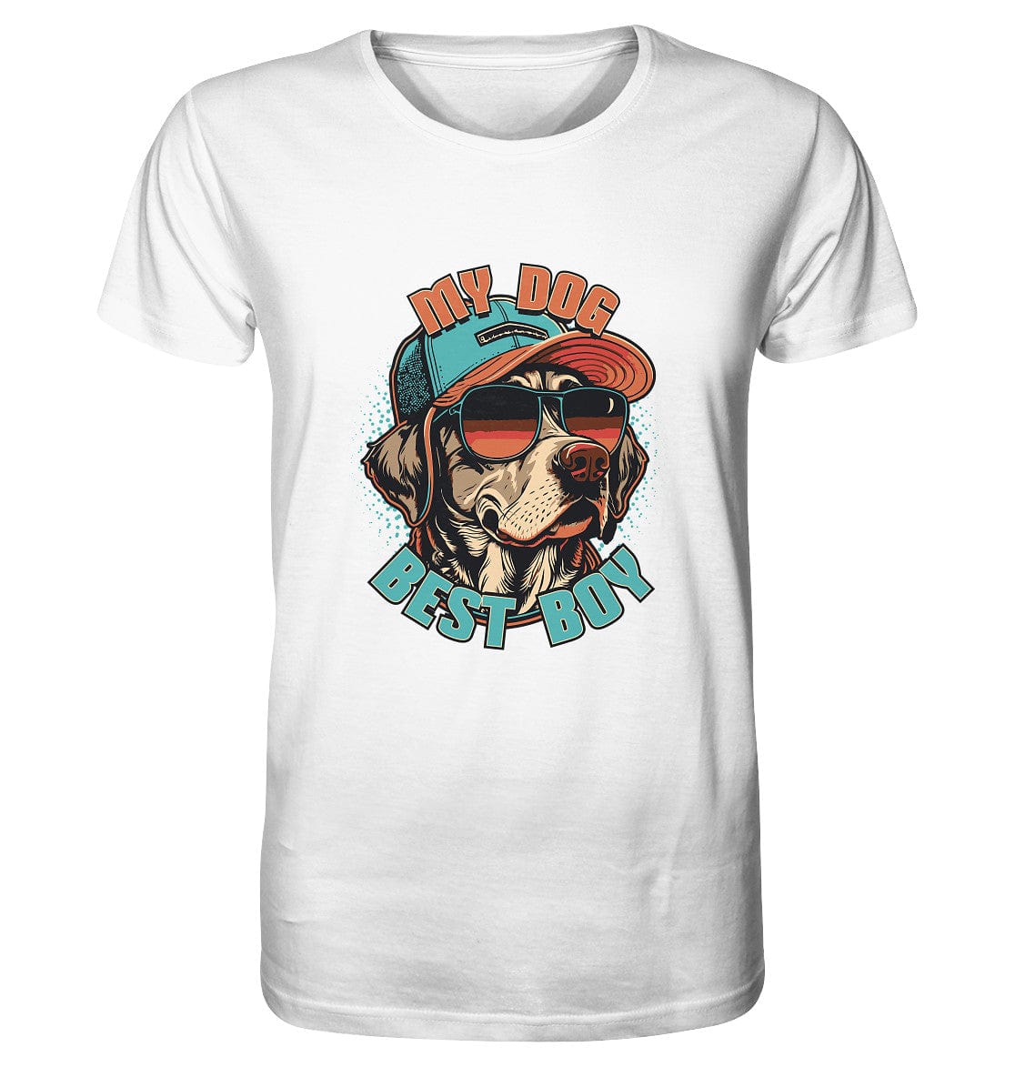 Cool Labrador Dog - My dog best boy - Organic Shirt White / XS