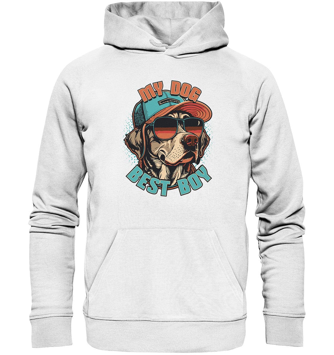 Cooler Labrador - My dog best boy - Organic Hoodie White / XS