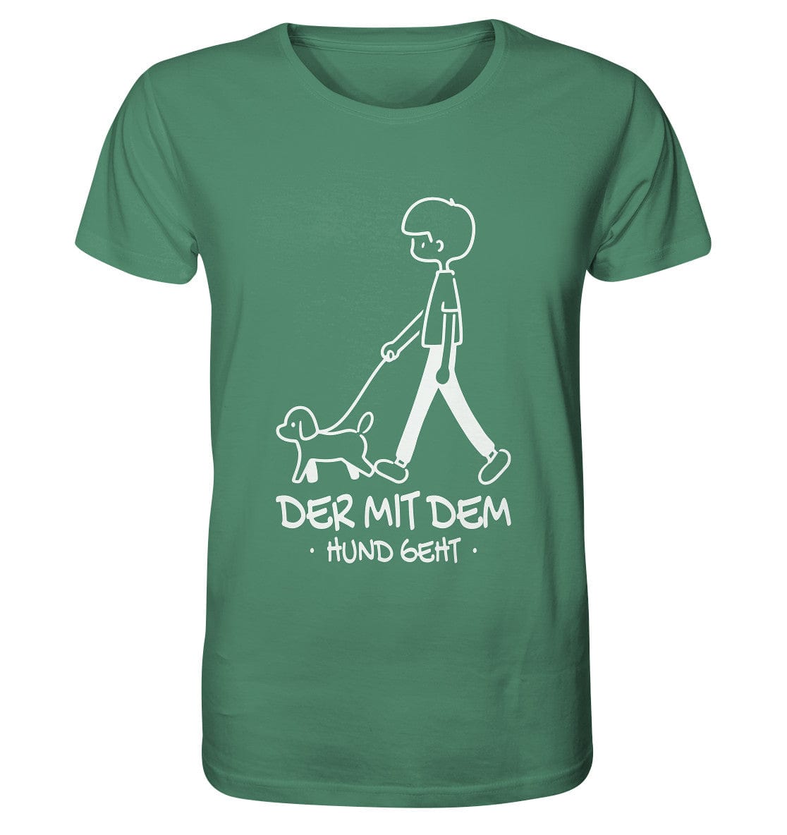Der mit dem Hund geht - Organic Shirt Green Bay / XS