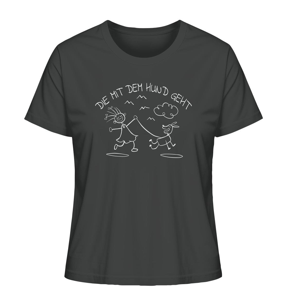 Die mit dem Hund geht - Ladies Organic Shirt Anthracite / XS