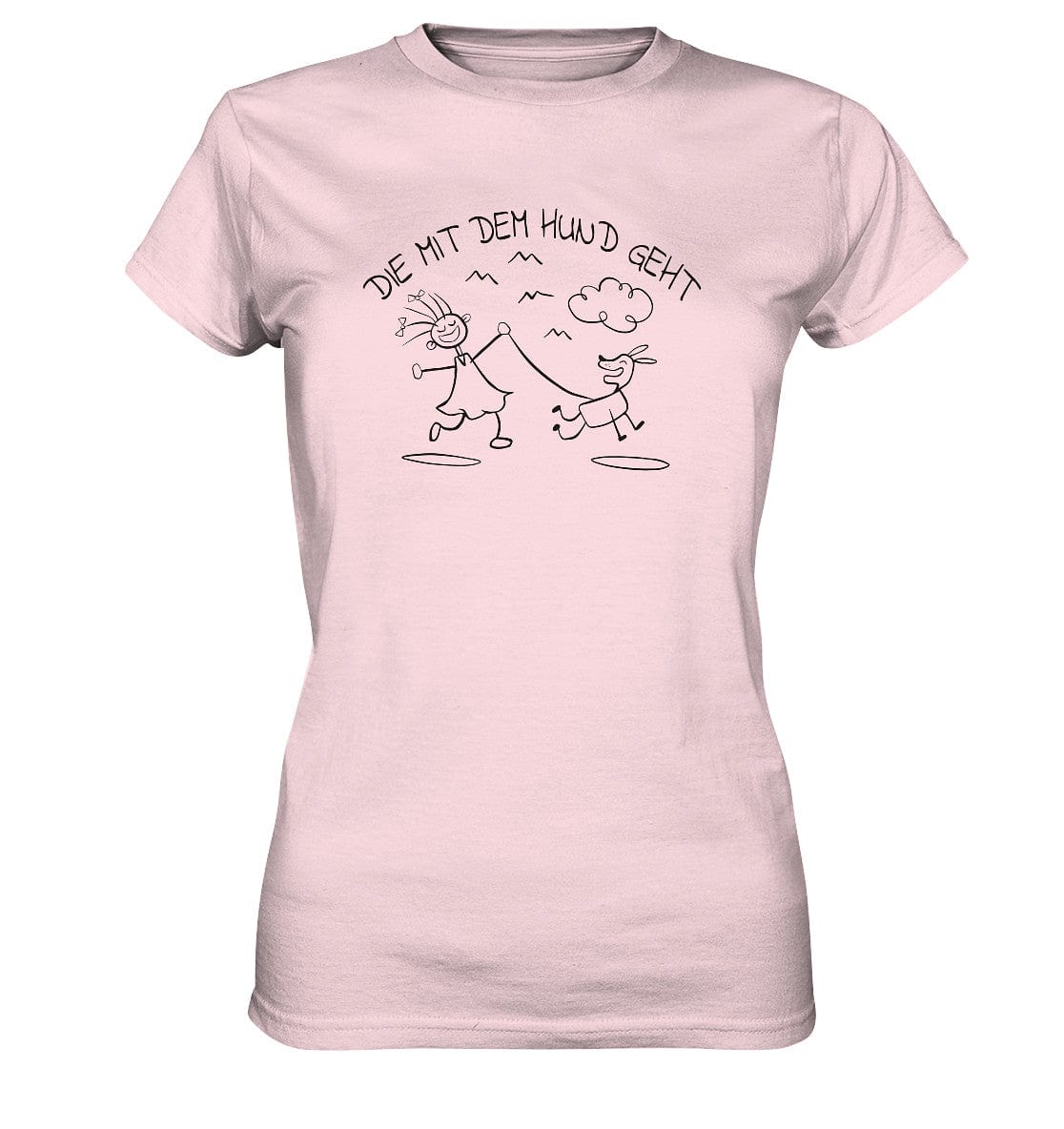 Die mit dem Hund geht - Ladies Premium Shirt Orchid Pink / XS