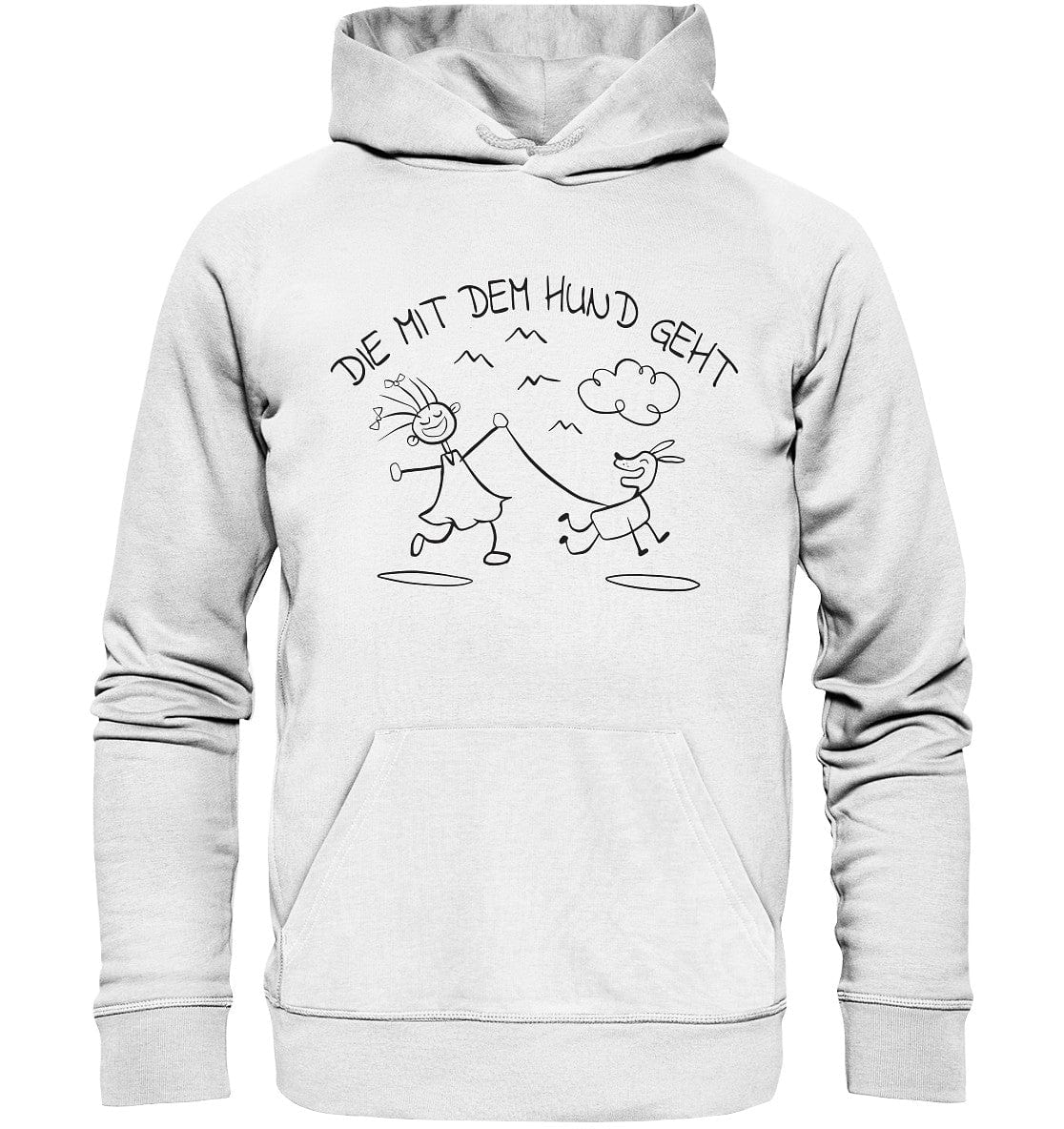 Die mit dem Hund geht - Organic Hoodie White / XS