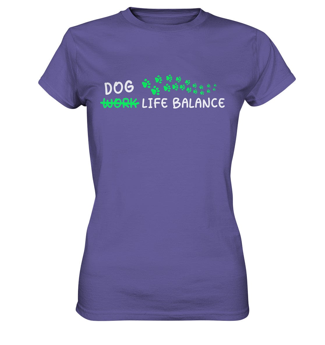 Dog Life Balance - Hundesprüche - Ladies Premium Shirt Millenial Lilac / XS