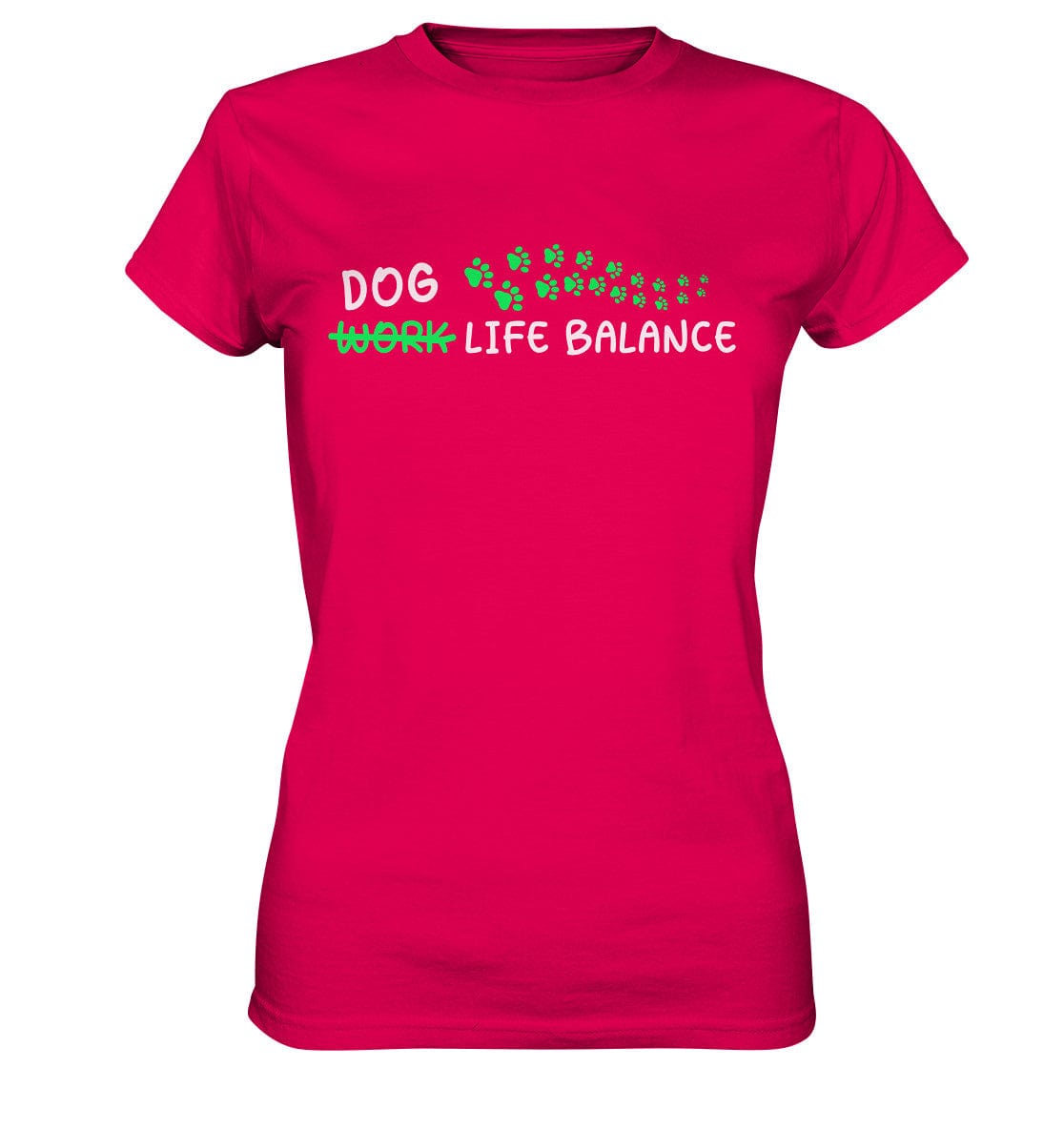 Dog Life Balance - Hundesprüche - Ladies Premium Shirt Sorbet / XS