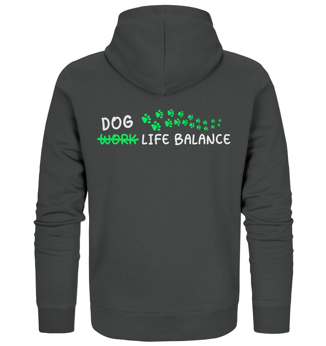 Dog Life Balance - Hundliebhaber - Organic Zipper Anthracite / XS