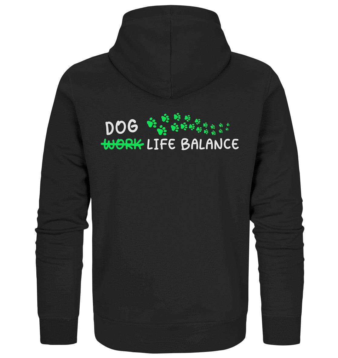 Dog Life Balance - Hundliebhaber - Organic Zipper Black / XS