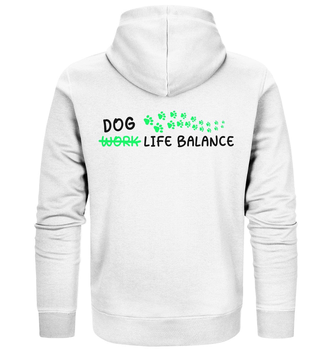 Dog Life Balance - Hundliebhaber - Organic Zipper White / XS