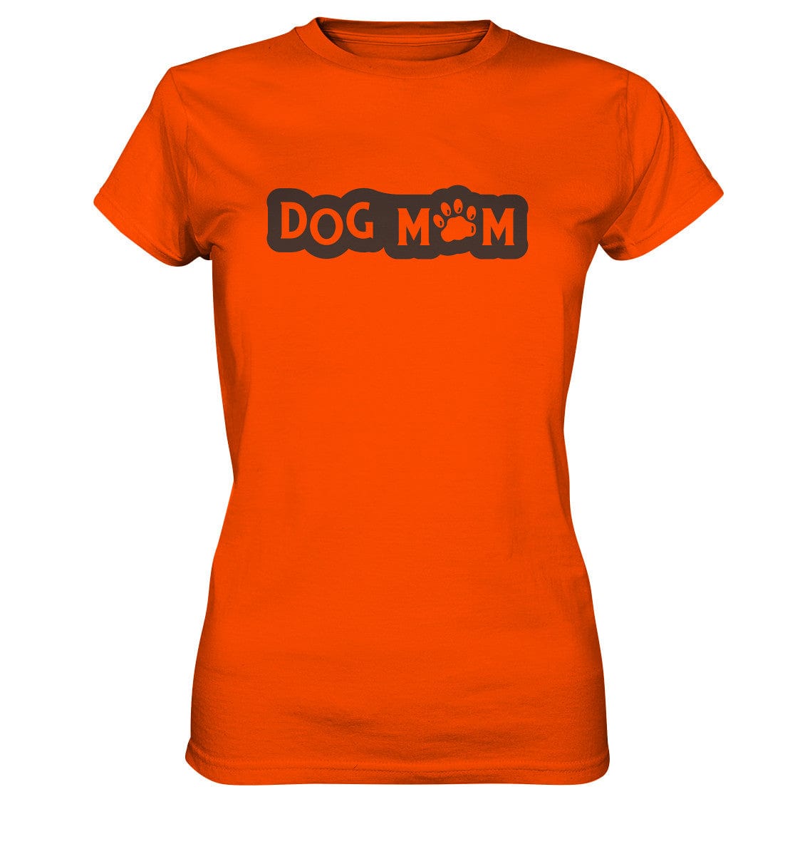 Dog mom - Hundesprüche - Ladies Premium Shirt Orange / XS