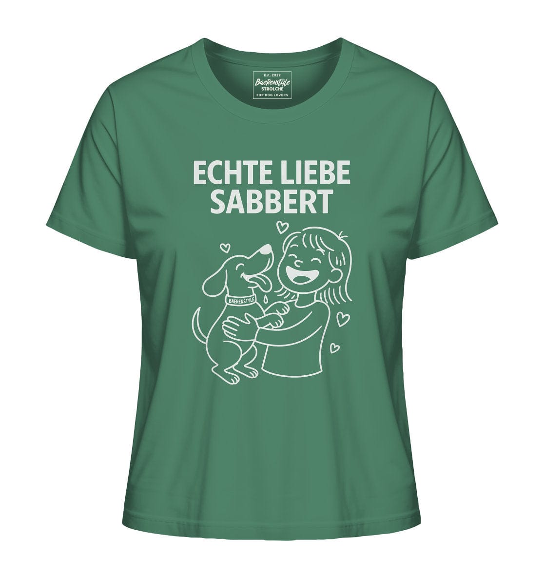 Echte Liebe sabbert - Damen Bio-Shirt Green Bay / XS