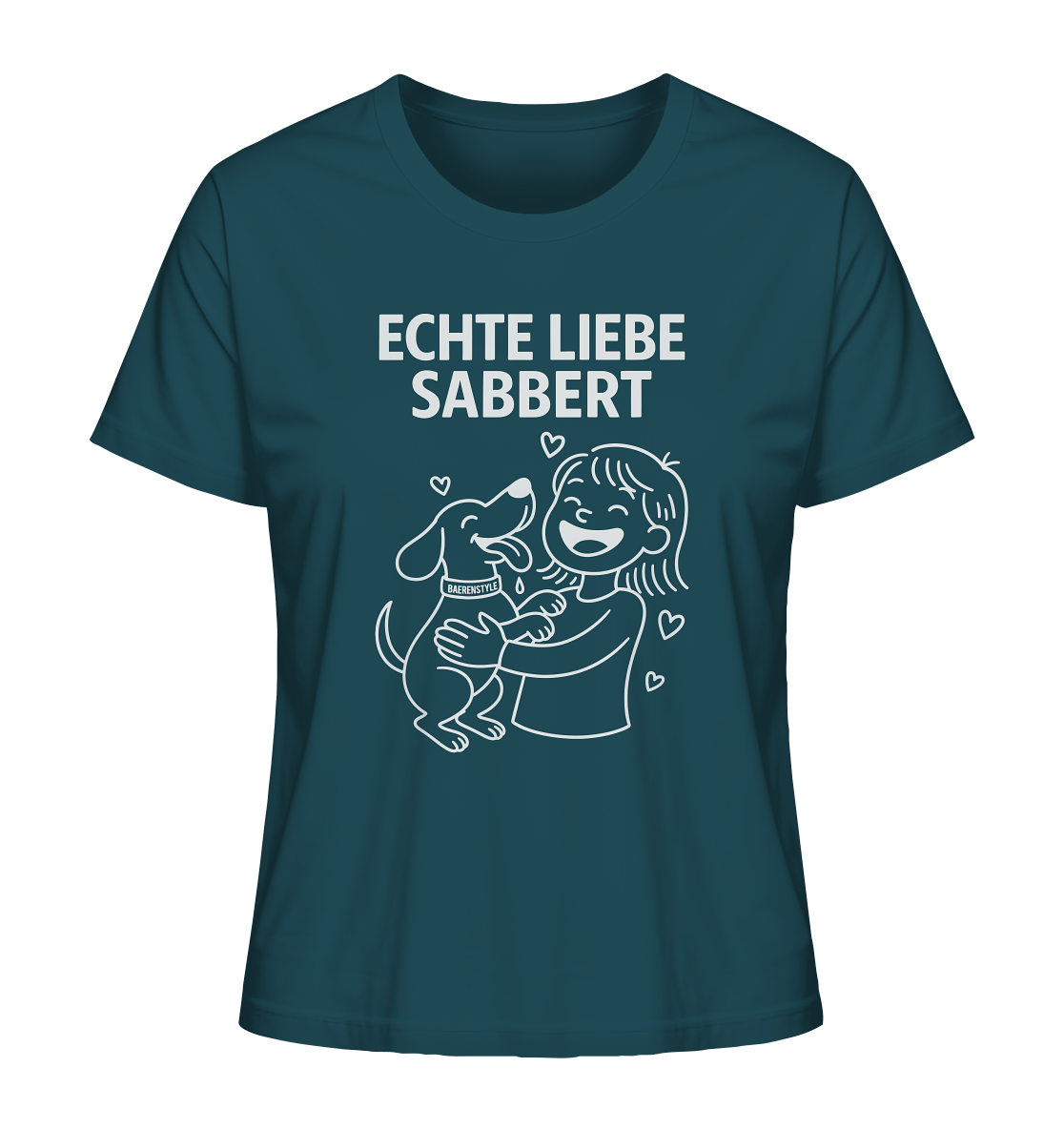 Echte Liebe sabbert – Damen Bio-Shirt Stargazer / XS