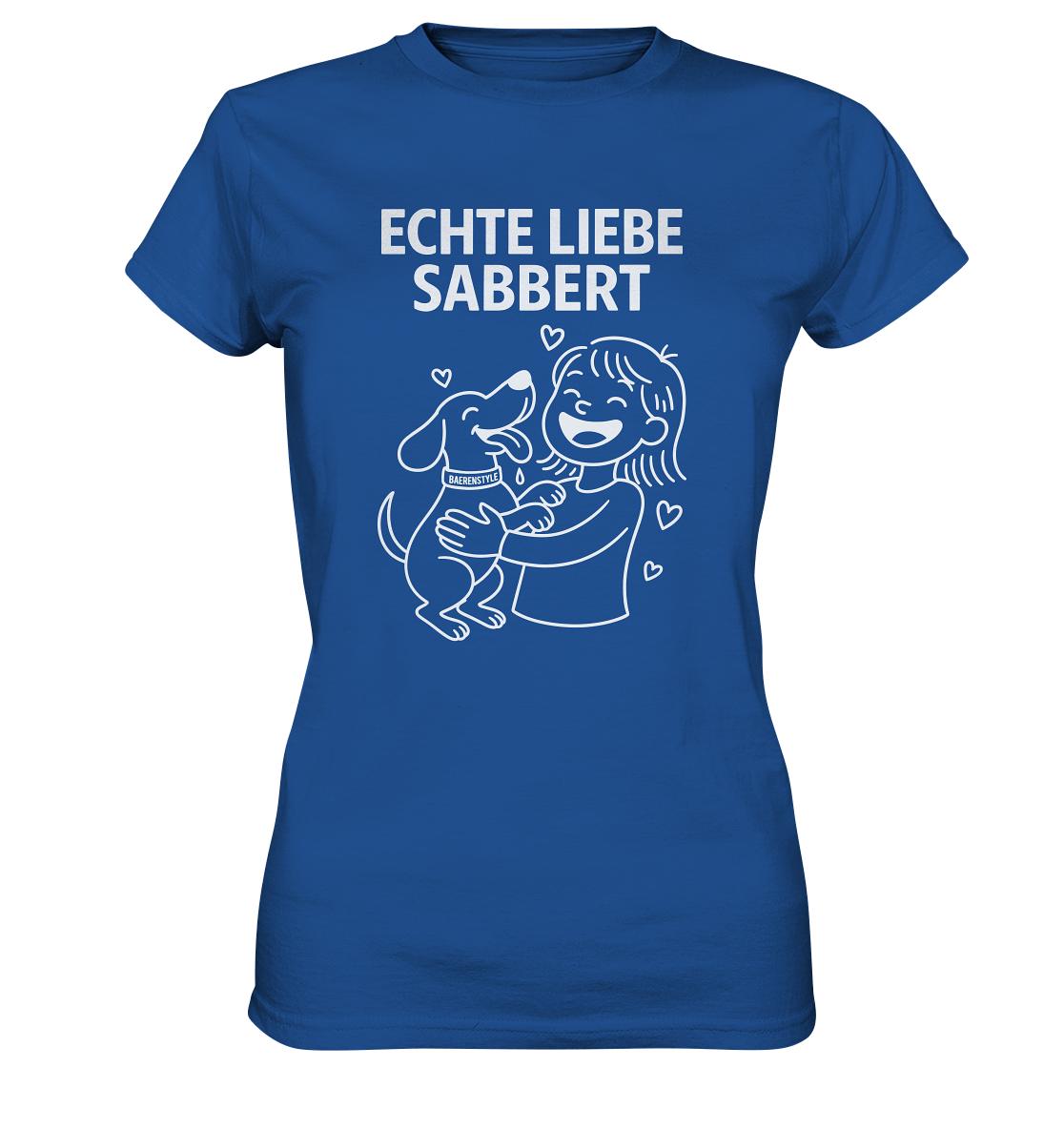 Echte Liebe sabbert - Damen Premium Shirt Royal Blue / XS