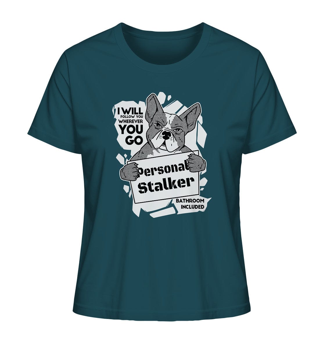 Französische Bulldogge - Personal Stalker - Ladies Organic Shirt Stargazer / XS