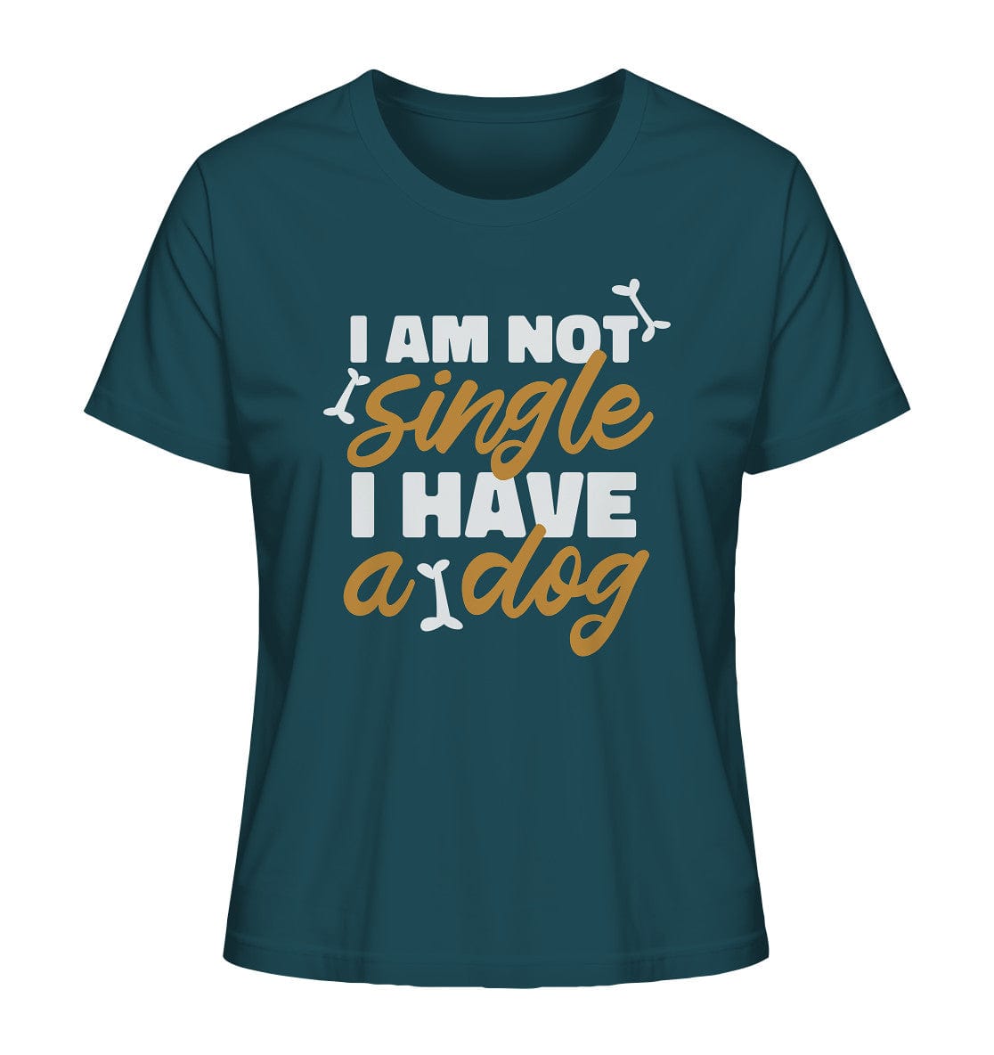 I am not single I have a dog - Ladies Organic Shirt Stargazer / XS