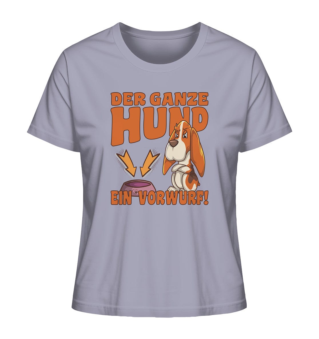 Jagdhund - Der ganze Hund ein Vorwurf - Ladies Organic Shirt Lavender / XS
