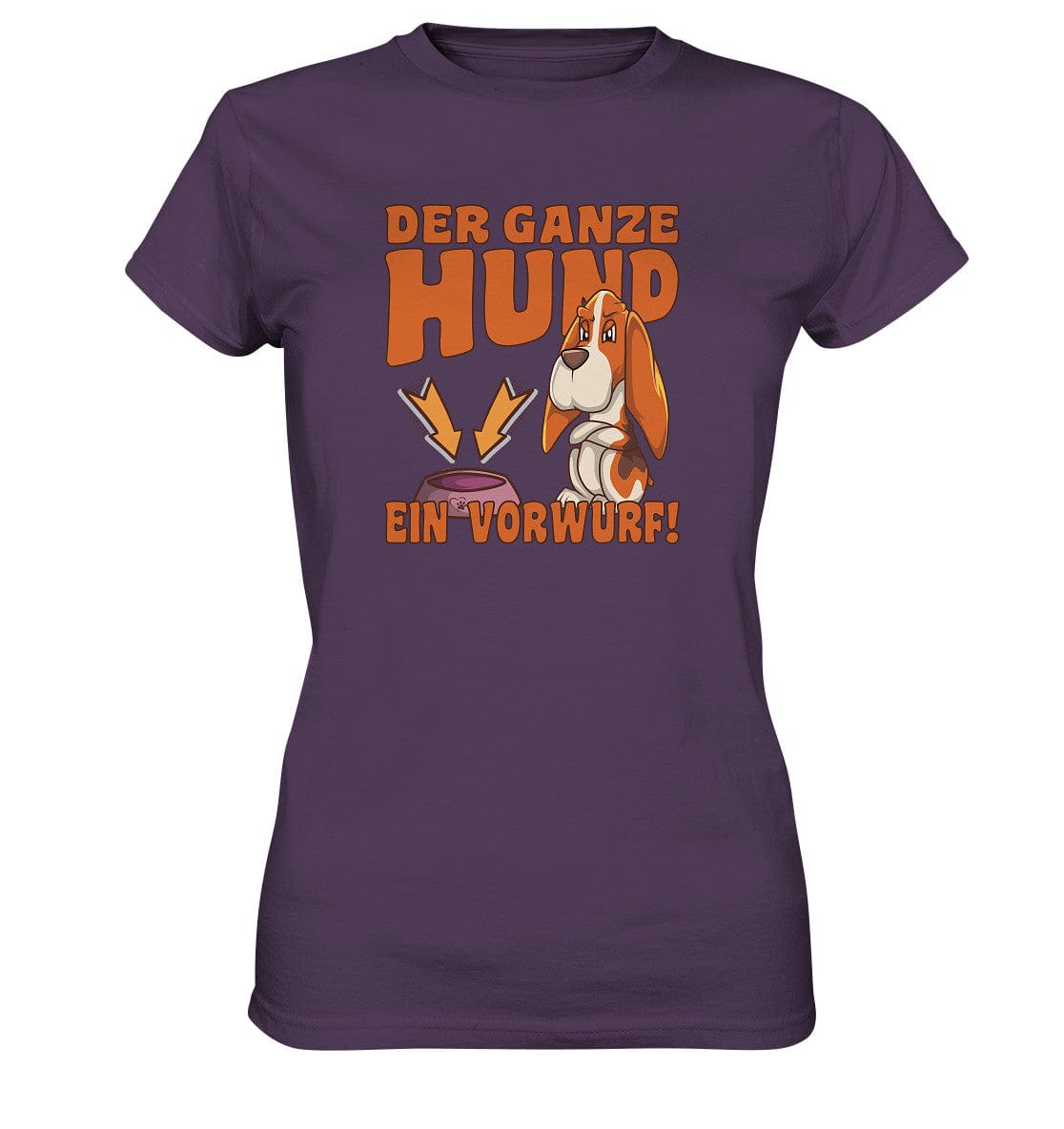 Jagdhund - Der ganze Hund ein Vorwurf - Ladies Premium Shirt Urban Purple / XS