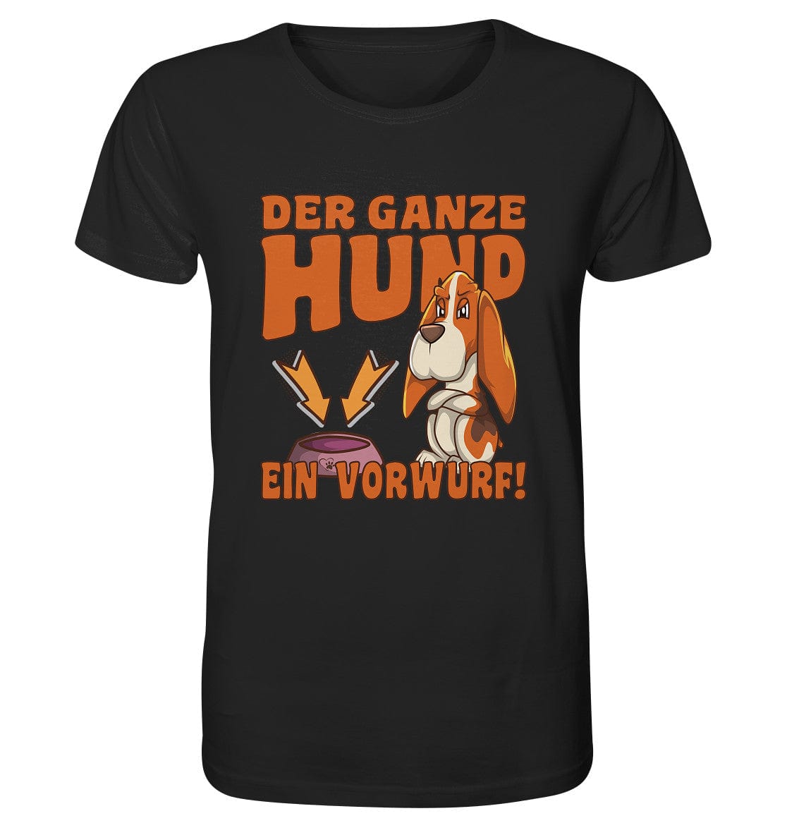 Jagdhund - Der ganze Hund ein Vorwurf - Organic Shirt Black / XS