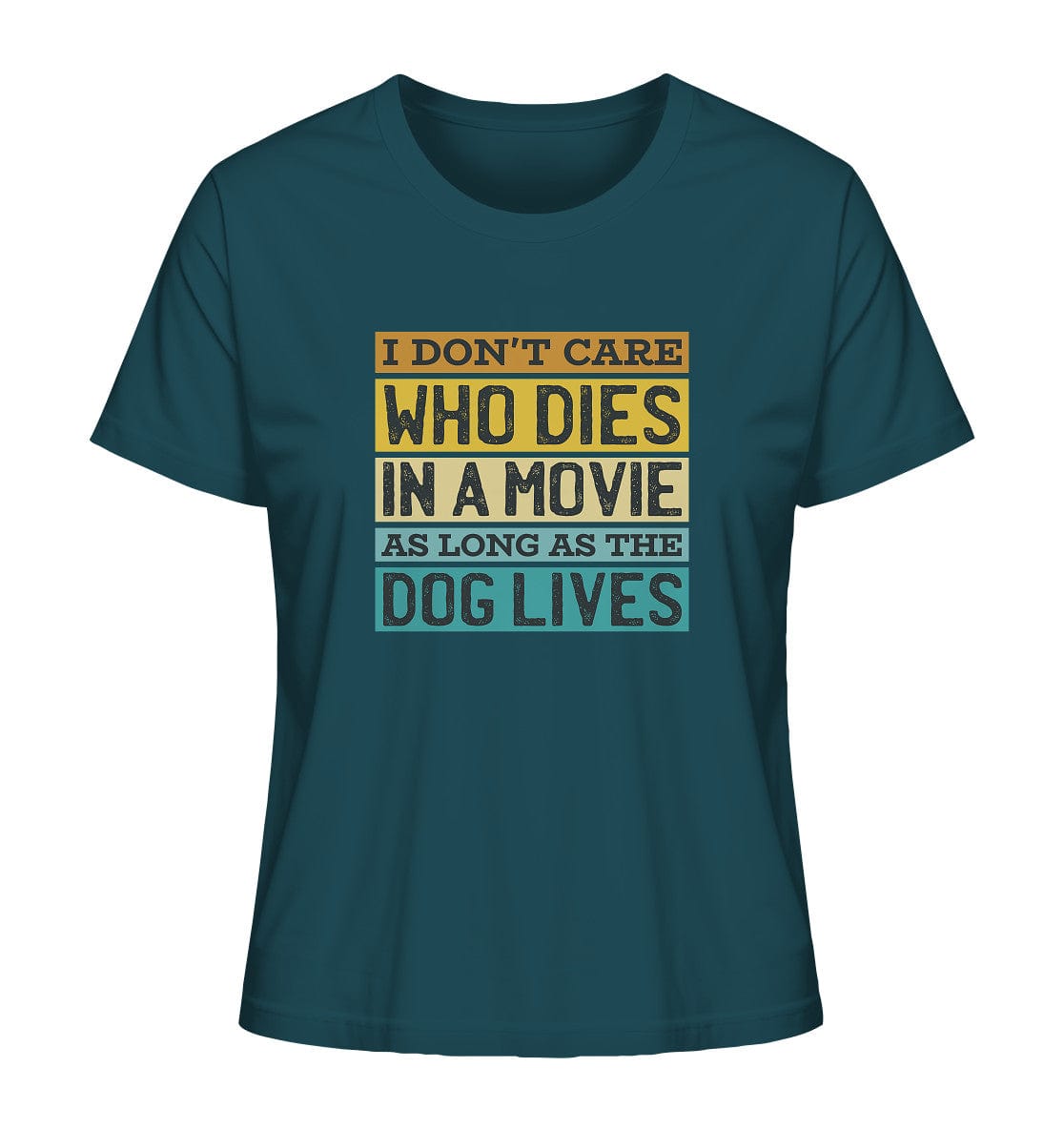 Kino meets Hund - I don't care who dies in a movie... - Ladies Organic Shirt Stargazer / XS
