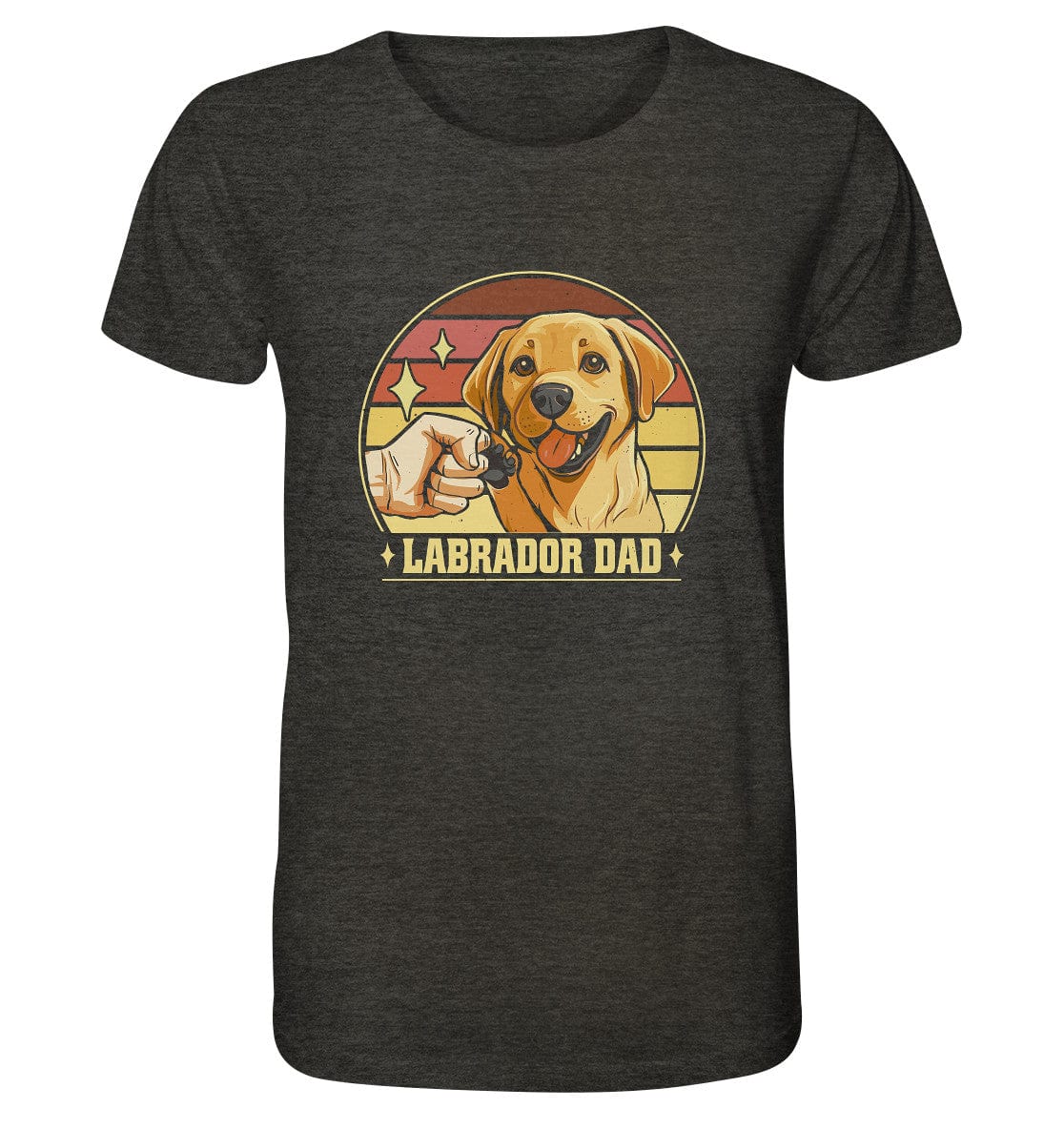 Labrador Dad - Organic Shirt Dark Heather Grey / XS