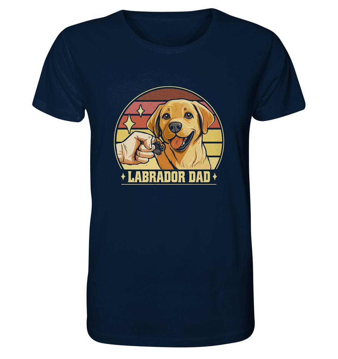 Labrador Dad - Organic Shirt French Navy / XS