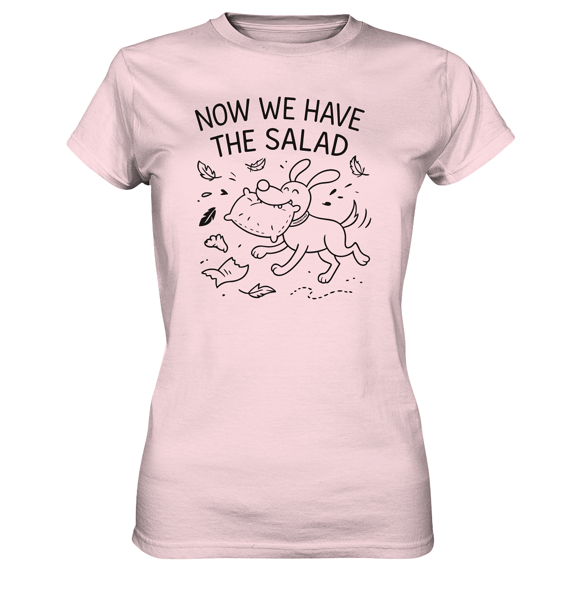 Ladies Premium Shirt – Now we have the salad – Hund & Chaos auf deinem Shirt Orchid Pink / XS