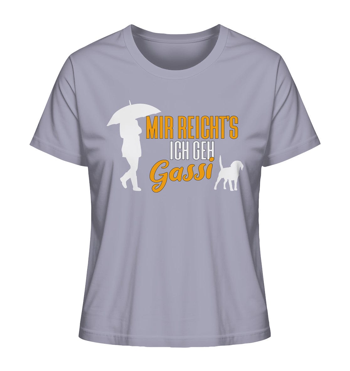 Mir reicht's ich geh Gassi - Hundespruch - Ladies Organic Shirt Lavender / XS