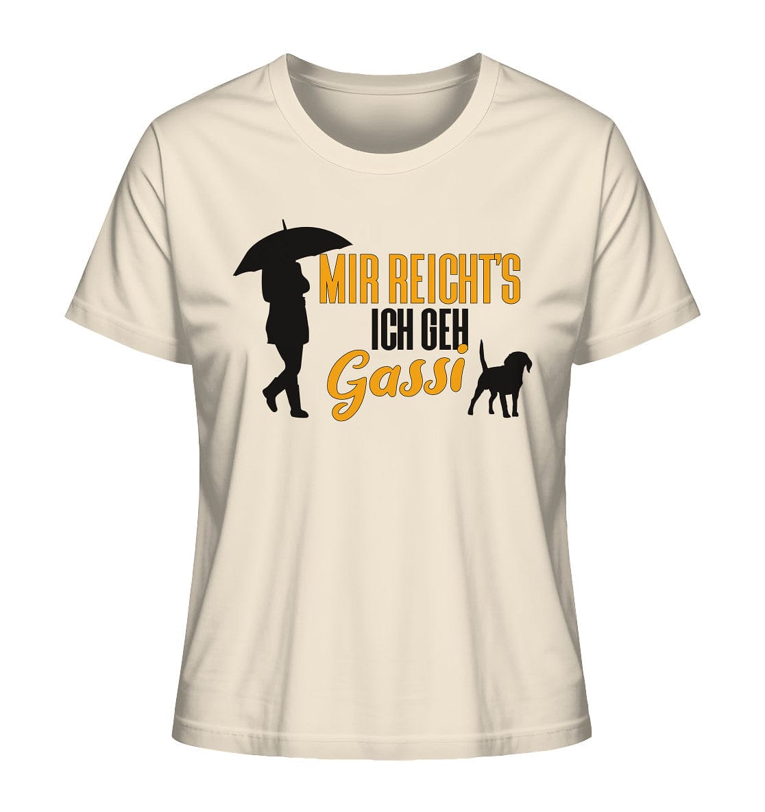 Mir reicht's ich geh Gassi - Hundespruch - Ladies Organic Shirt Natural Raw / XS