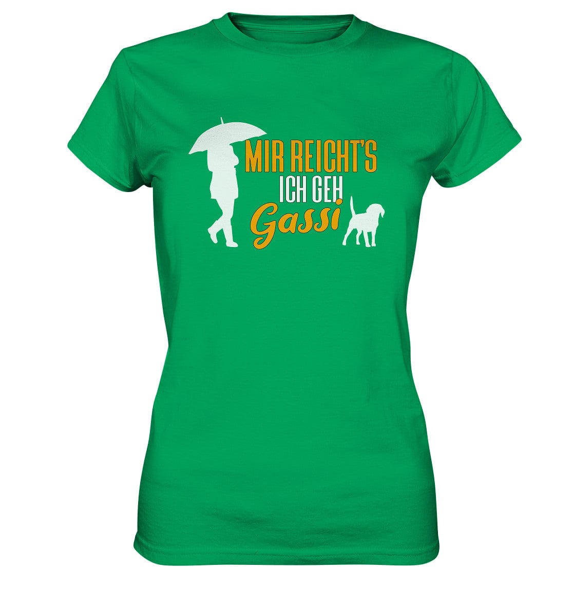 Mir reicht's ich geh Gassi - Hundespruch - Ladies Premium Shirt Kelly Green / XS