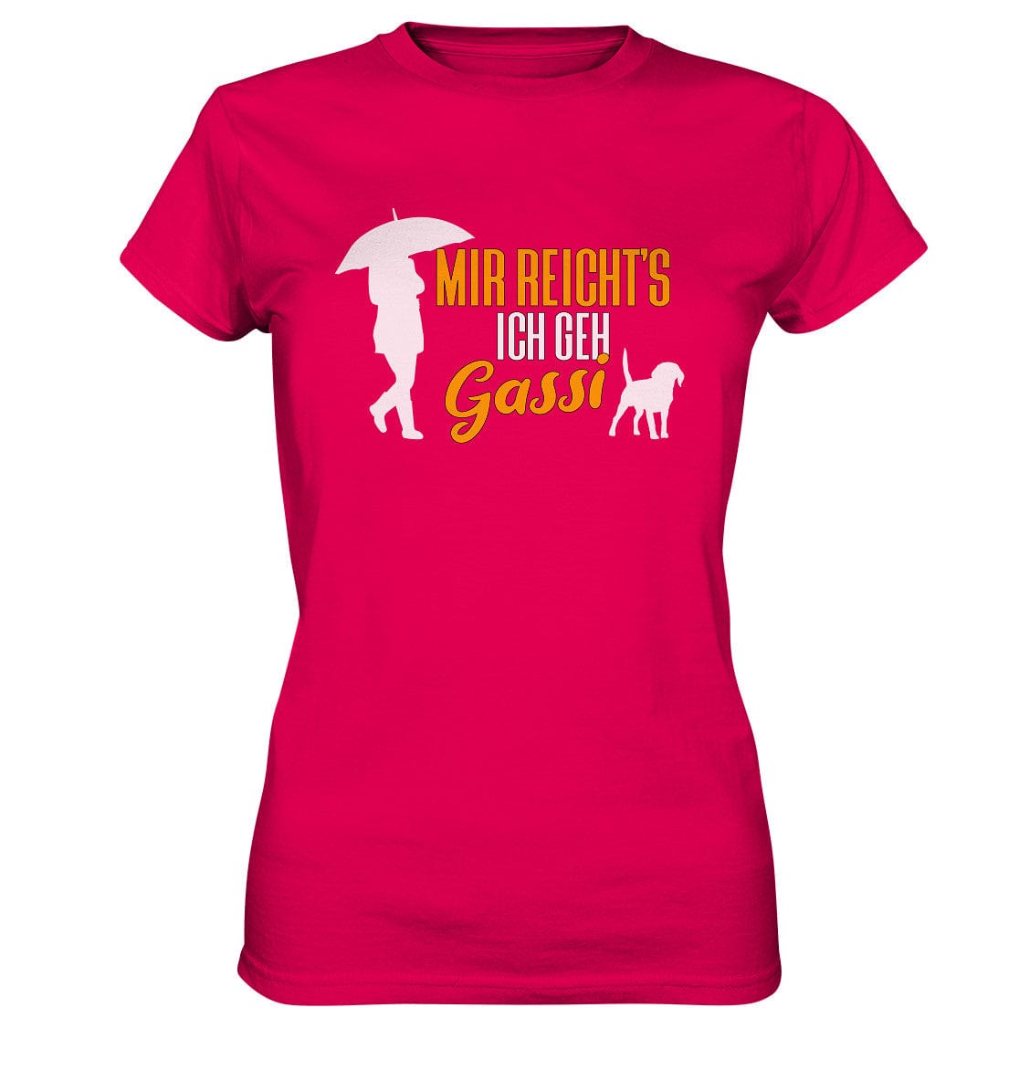Mir reicht's ich geh Gassi - Hundespruch - Ladies Premium Shirt Sorbet / XS