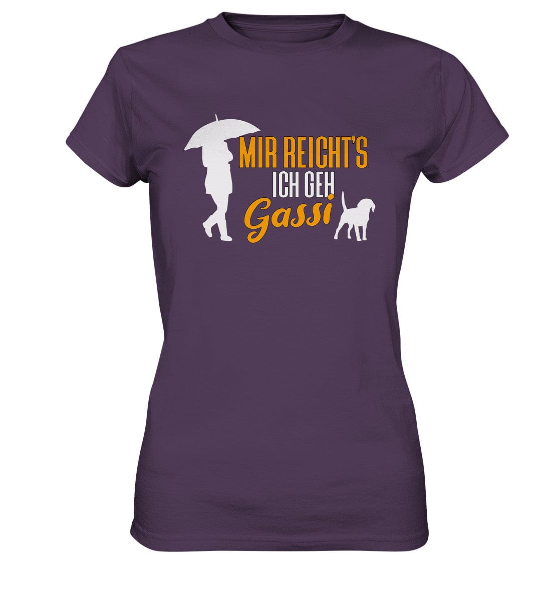 Mir reicht's ich geh Gassi - Hundespruch - Ladies Premium Shirt Urban Purple / XS