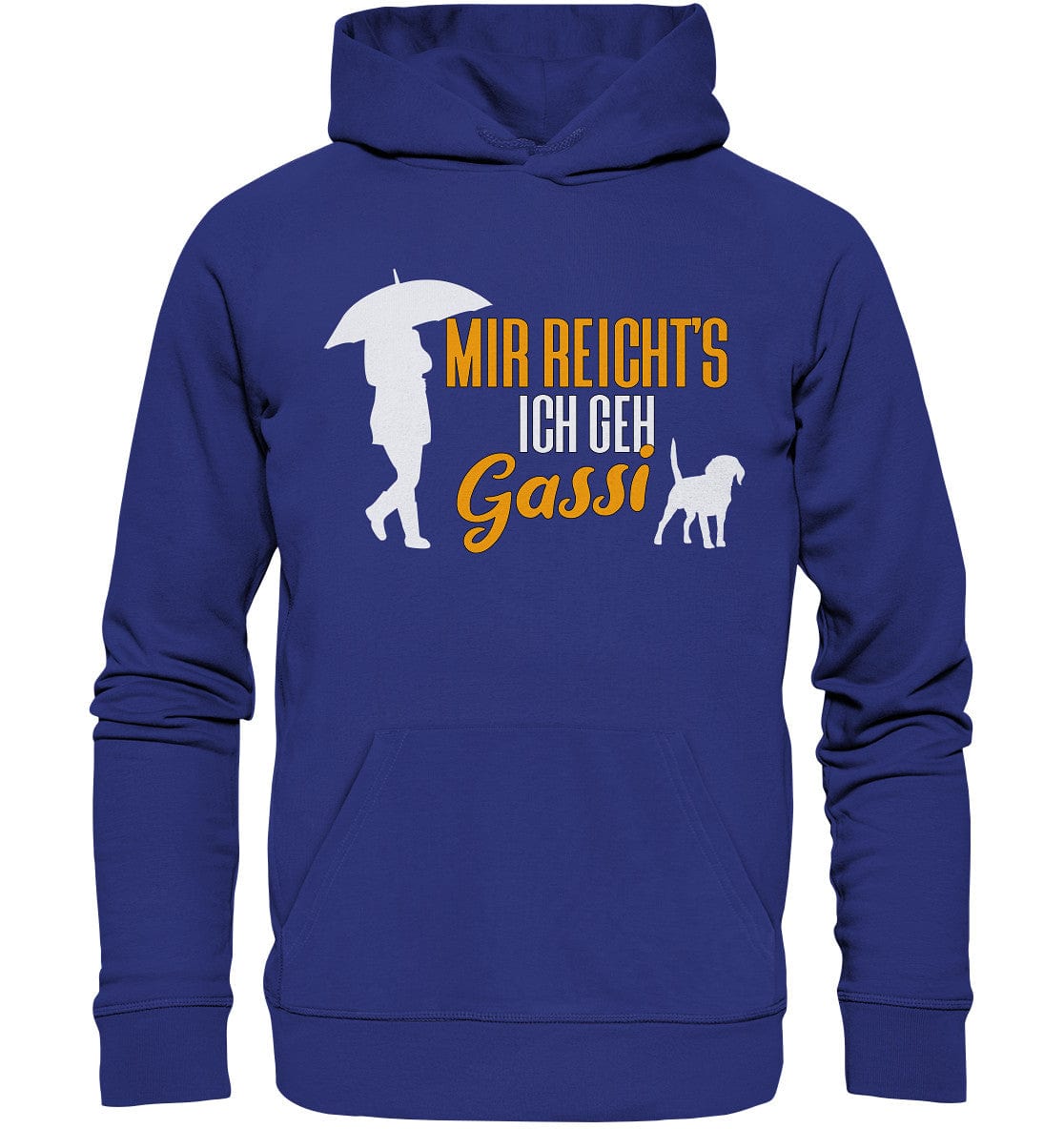 Mir reicht's ich geh Gassi - Hundespruch - Organic Hoodie Worker Blue / XS