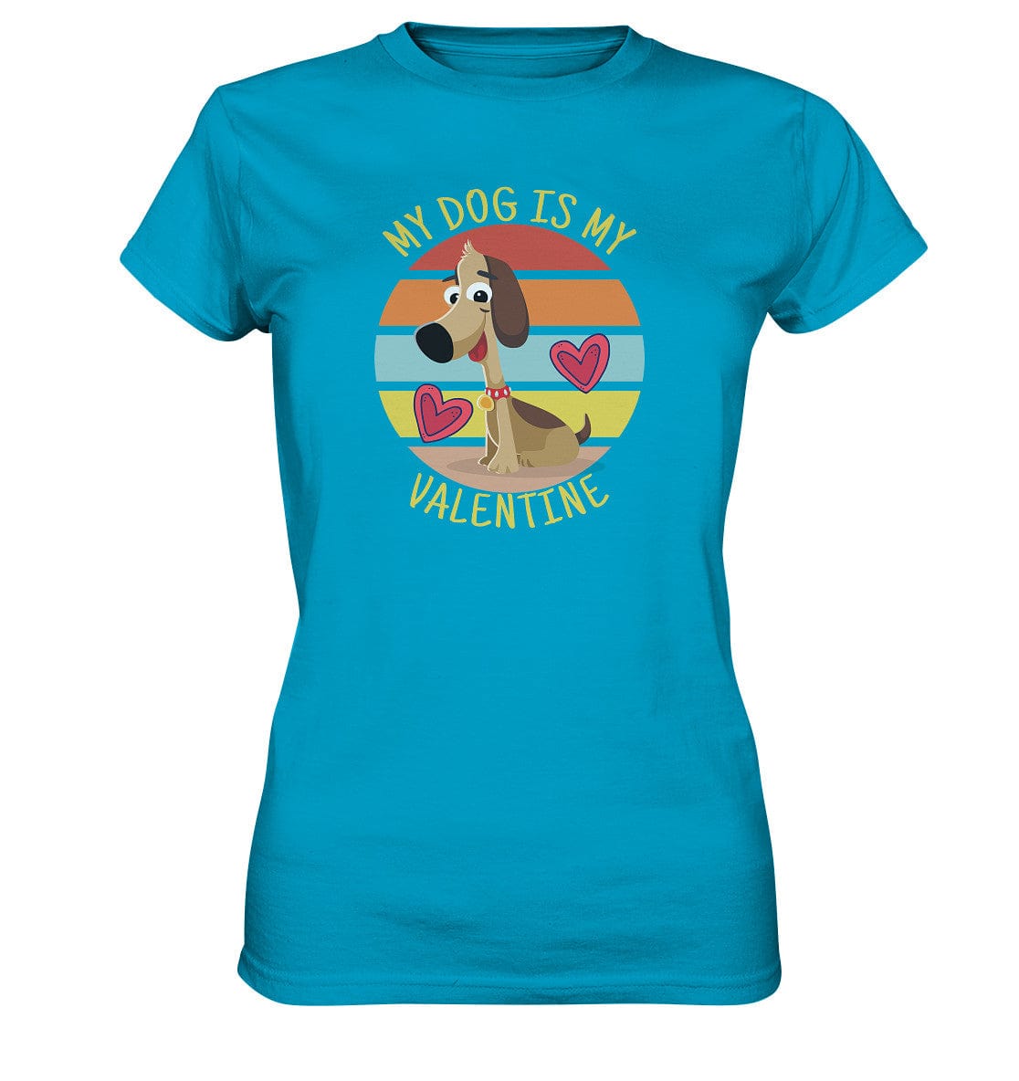 My dog is my valentine - Hundesprüche - Ladies Premium Shirt Atoll / XS