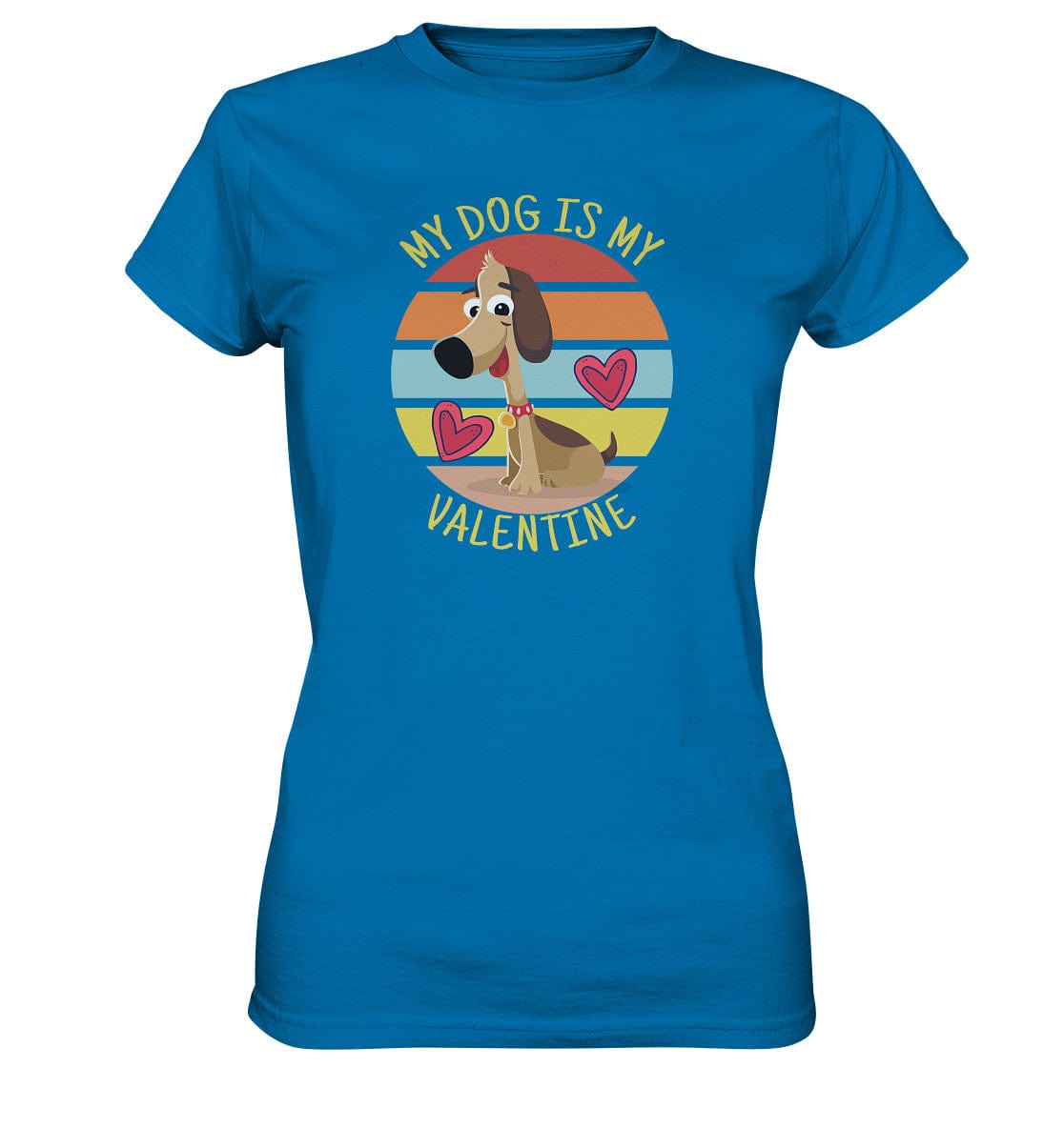 My dog is my valentine - Hundesprüche - Ladies Premium Shirt Royal Blue / XS