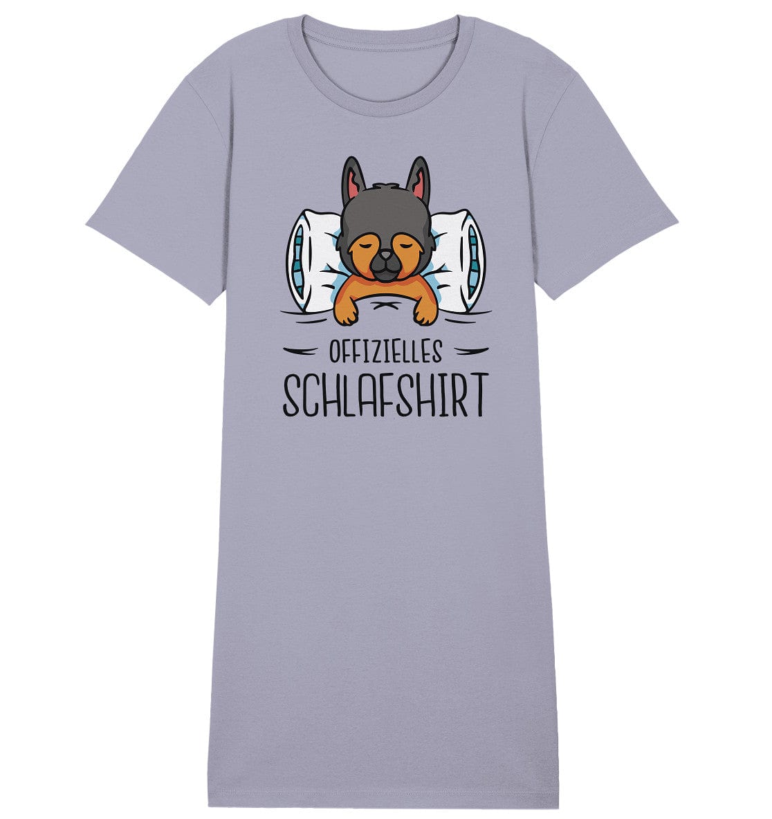 Offizielle Schlafshirt - Schäferhund - Ladies Organic Sleepshirt Lavender / S