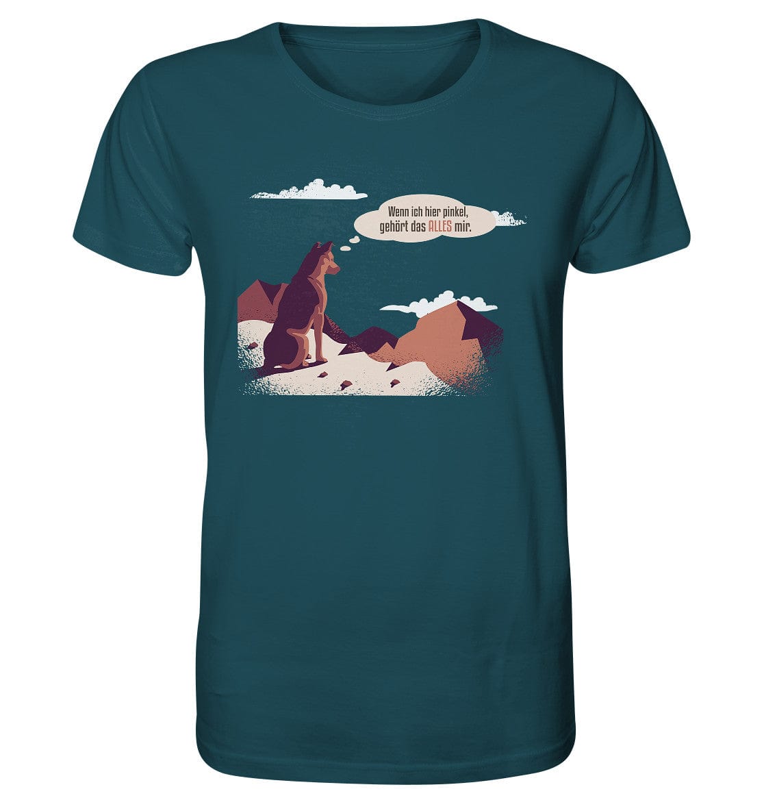 Schäferhund in den Bergen - Organic Shirt Stargazer / XS