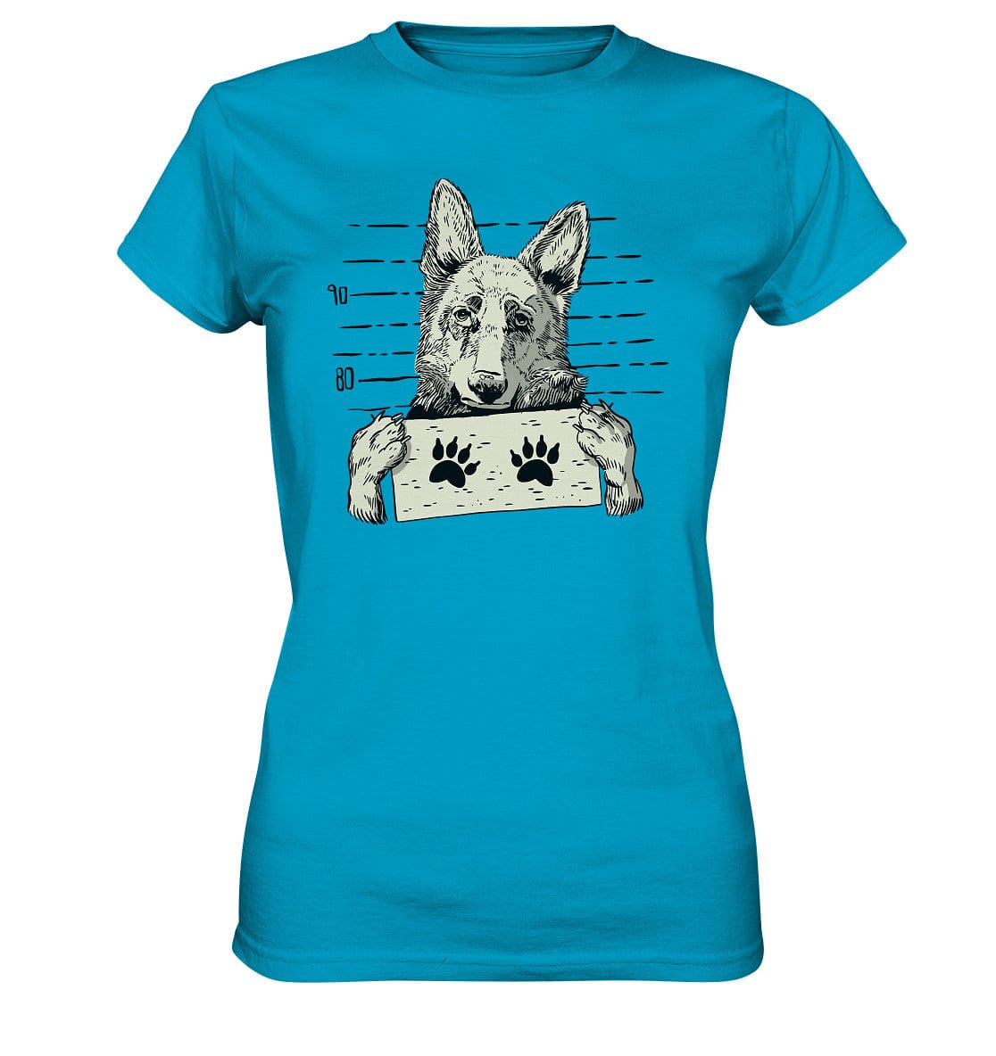 Schäferhund - Mugshot - Ladies Premium Shirt Atoll / XS