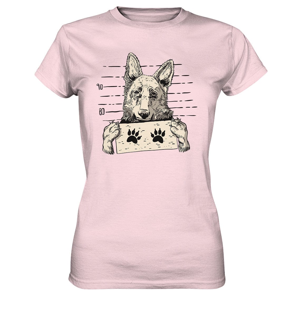 Schäferhund - Mugshot - Ladies Premium Shirt Orchid Pink / XS