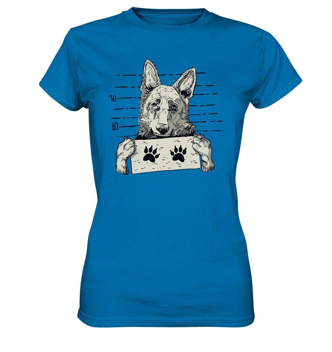Schäferhund - Mugshot - Ladies Premium Shirt Royal Blue / XS